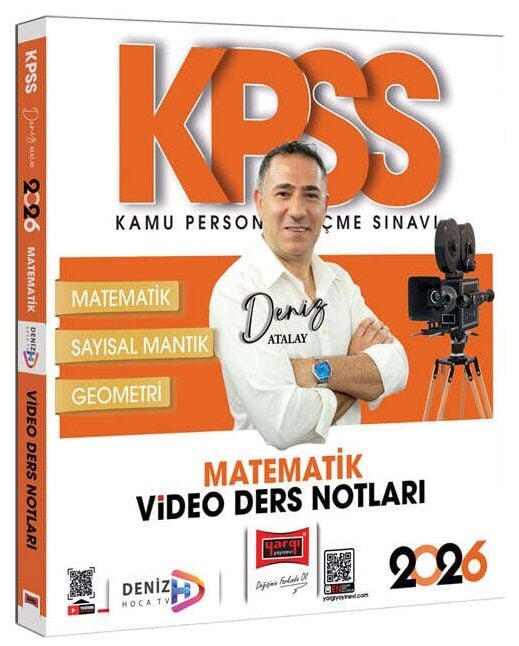 Yargı 2026 KPSS Matematik Video Ders Notları - Deniz Atalay Yargı Yayınları