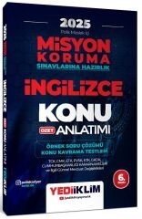 Yediiklim 2025 Polis Meslek İçi Misyon Koruma İngilizce Özet Konu Anlatımı 6. Baskı Yediiklim Yayınları