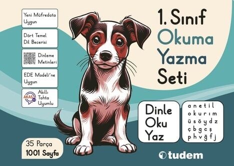 Tudem 1. Sınıf Okuma Yazma Seti Kutulu Tudem Yayınları