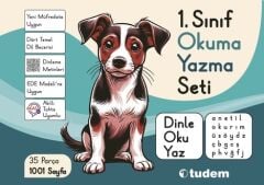 Tudem 1. Sınıf Okuma Yazma Seti Kutulu Tudem Yayınları