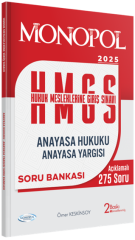 Monopol 2025 HMGS Anayasa Hukuku, Anayasa Yargısı Soru Bankası 2. Baskı - Ömer Kesnkinsoy Monopol Yayınları