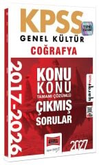 Yargı 2027 KPSS Coğrafya Çıkmış Sorular 2017-2026 Konularına Göre Çözümlü Yargı Yayınları