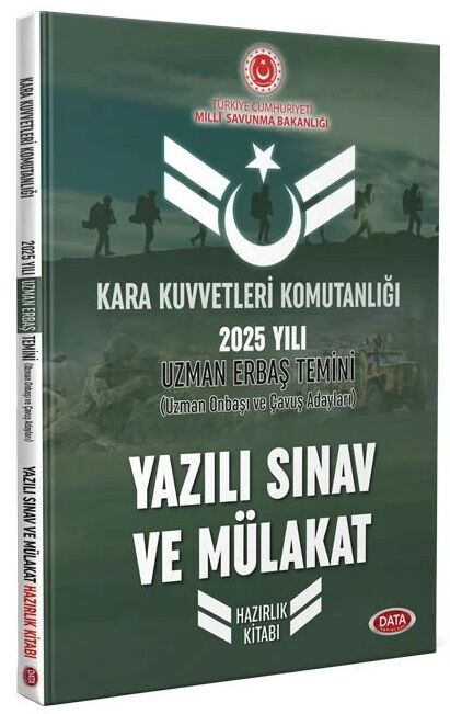 Data 2025 Kara Kuvvetleri Komutanlığı Uzman Erbaş Temini Yazılı Sınav ve Mülakat Konu Anlatımlı Hazırlık Kitabı Data Yayınları
