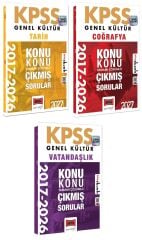 Yargı 2027 KPSS Tarih + Coğrafya + Vatandaşlık Çıkmış Sorular 2017-2026 Konularına Göre 3 lü Set Yargı Yayınları