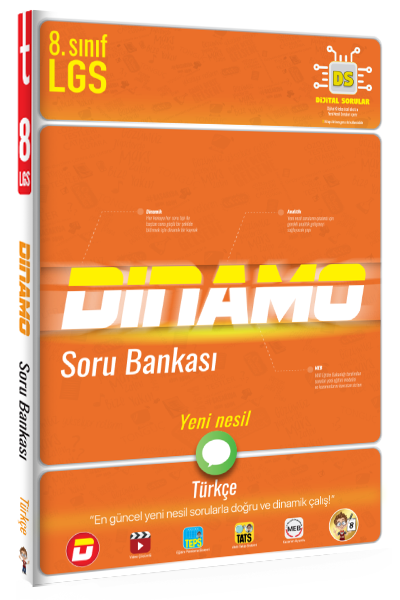Tonguç 8. Sınıf LGS Türkçe Dinamo Soru Bankası Tonguç Akademi