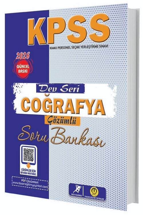Tasarı Dev Kadro 2026 KPSS Coğrafya Dev Seri Soru Bankası Çözümlü Tasarı Yayınları