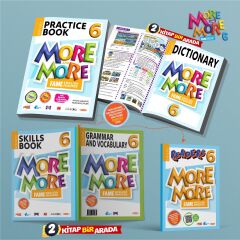 Kurmay ELT More and More English 6 Practice Book + Skills Book + Dictionary (3 Kitap Set) Kurmay ELT Yayınları