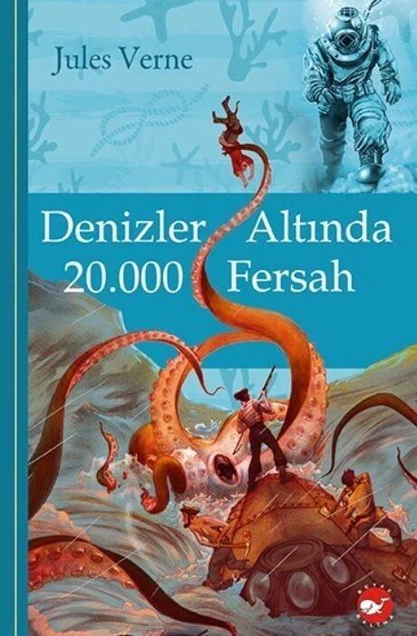 Denizlerin ALtında 20.000 Fersah - Jule Verne Beyaz Balina Yayınları