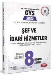 Data 2025 GYS Aile ve Sosyal Hizmetler Bakanlığı Şef ve İdari Hizmetler 8 Deneme Çözümlü Görevde Yükselme Data Yayınları