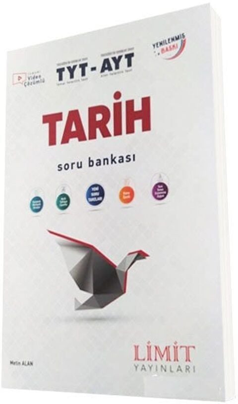Limit YKS TYT AYT Tarih Soru Bankası Video Çözümlü Limit Yayınları