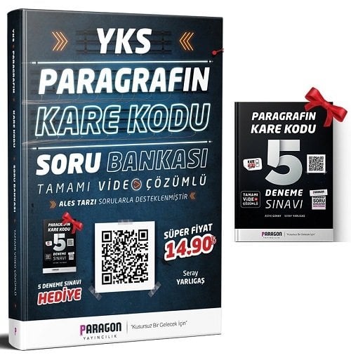 Paragon YKS Paragrafın KareKodu Soru Bankası Çözümlü Paragon Yayıncılık
