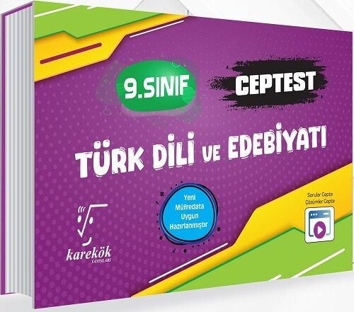 Karekök 9. Sınıf Türk Dili ve Edebiyatı Cep Test Karekök Yayınları
