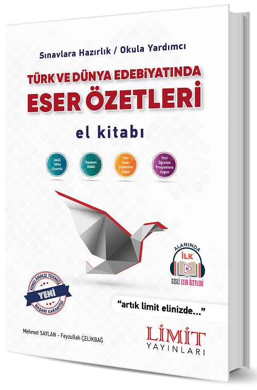 Limit YKS TYT AYT Türk ve Dünya Edebiyatında Eser Özetleri El Kitabı Limit Yayınları