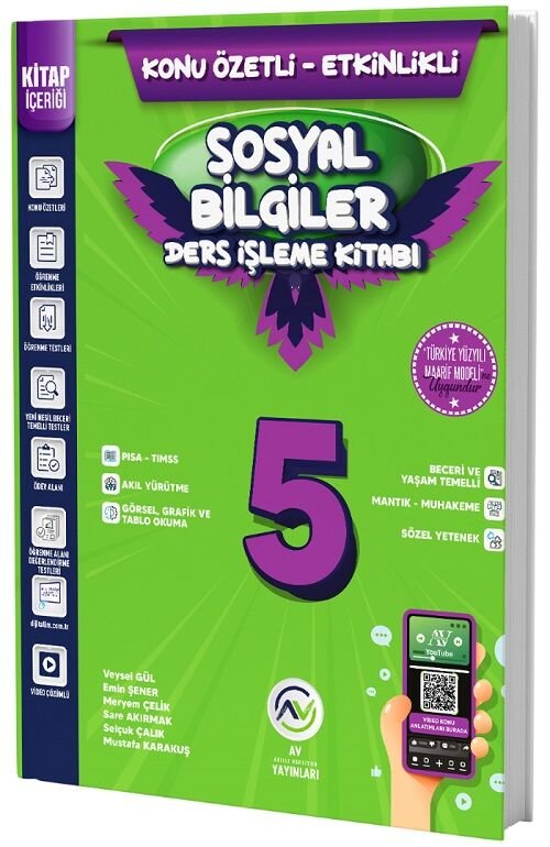 Av Yayınları 5. Sınıf Sosyal Bilgiler Ders İşleme Kitabı Av Yayınları