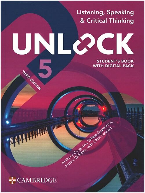Cambridge Unlock 5 Listening - Speaking & Critical Thinking Student's Book with Digital Pack (3rd) Cambridge Yayınları
