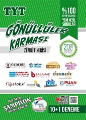 SÜPER FİYAT - Gönüllüler Karması YKS TYT 10+1 Deneme Zümrüt Serisi Gönüllüler Karması