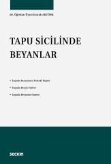 Seçkin Tapu Sicilinde Beyanlar - Emrah Aktürk Seçkin Yayınları