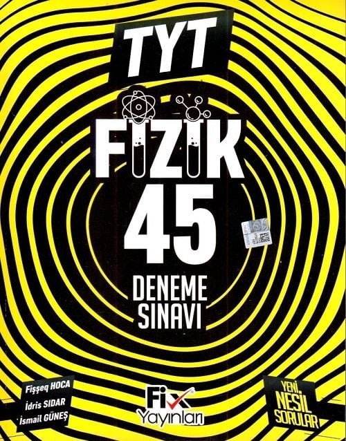 Fix Yayınları YKS TYT Fizik 45 Deneme Fix Yayınları