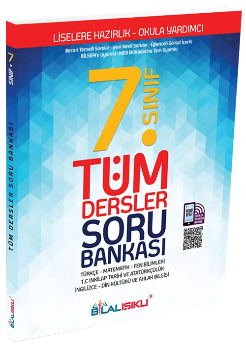 Bilal Işıklı 7. Sınıf Tüm Dersler Soru Bankası Bilal Işıklı Yayınları