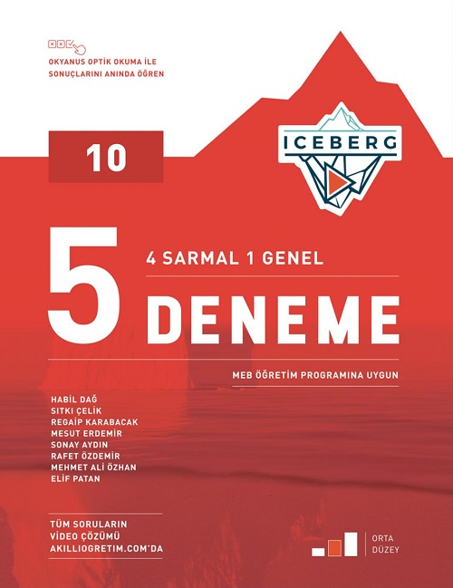 Okyanus 10. Sınıf Iceberg 5 Deneme Çözümlü Okyanus Yayınları