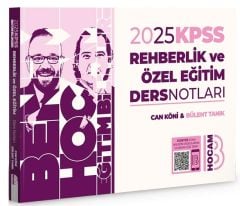Benim Hocam 2025 KPSS Eğitim Bilimleri Rehberlik ve Özel Eğitim Ders Notları - Can Köni, Bülent Tanık Benim Hocam Yayınları