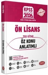Data 2026 KPSS Ön Lisans Öz Konu Anlatımlı Tek Kitap Data Yayınları