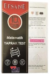 Açı Yayınları 10. Sınıf Matematik Yaprak Test Açı Yayınları
