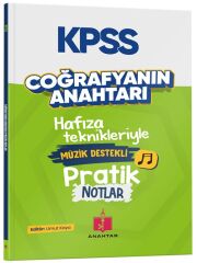 Anahtar Kitap KPSS Coğrafyanın Anahtarı Müzik Destekli Pratik Notlar - Umut Kaya Anahtar Kitap