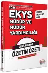 Editör 2026 MEB EKYS Müdür ve Yardımcılığı Özetin Özeti Editör Yayınları