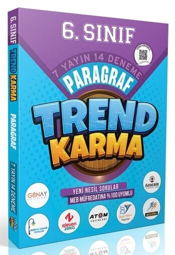 Trend Karma 6. Sınıf Paragraf 7 Yayın 14 Deneme Çözümlü Trend Karma Yayınları