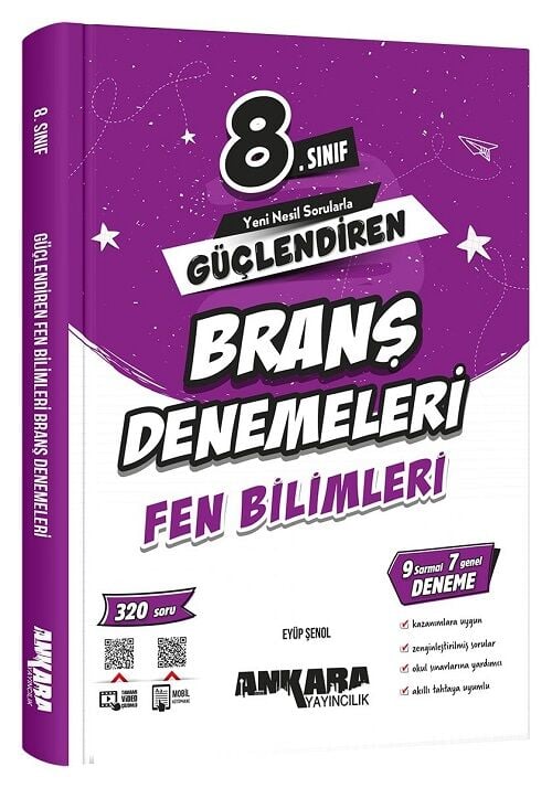 Ankara Yayıncılık 8. Sınıf Fen Bilimleri Güçlendiren Branş Denemeleri Ankara Yayıncılık
