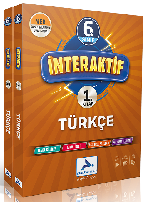 Paraf 6. Sınıf Türkçe İnteraktif Soru Bankası Paraf Yayınları
