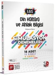 3D Yayınları LGS Din Kültürü ve Ahlak Bilgisi Simülasyon 18 Deneme Video Çözümlü 3D Yayınları