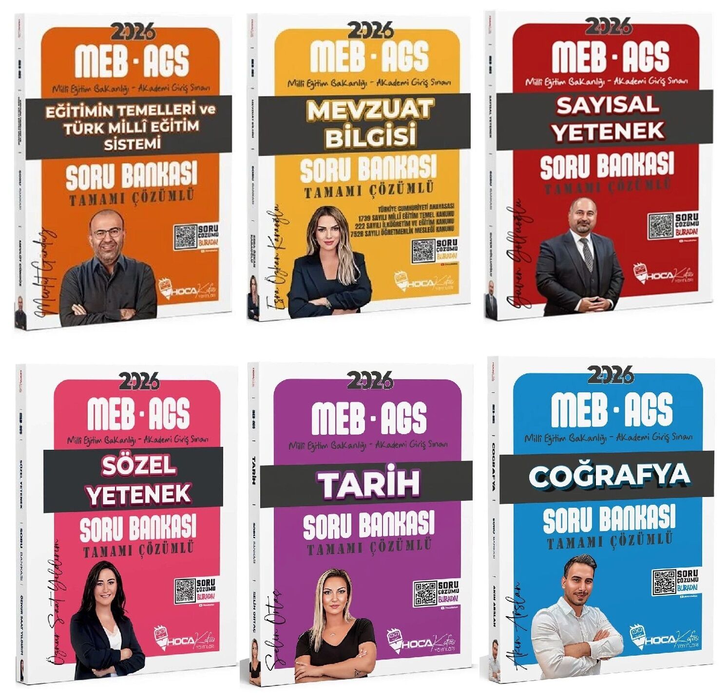 Hoca Kafası 2026 MEB-AGS Tüm Dersler Soru Bankası 6 lı Set Hoca Kafası Yayınları