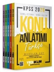 Yediiklim 2026 KPSS Genel Yetenek Genel Kültür Konu Anlatımı Modüler Set Yediiklim Yayınları