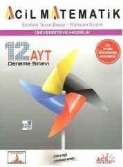Acil 2023 YKS AYT Matematiğin İlacı 12 Deneme Acil Yayınları