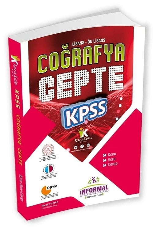 İnformal KPSS Coğrafya Cepte Konu Soru Cevap İnformal Yayınları