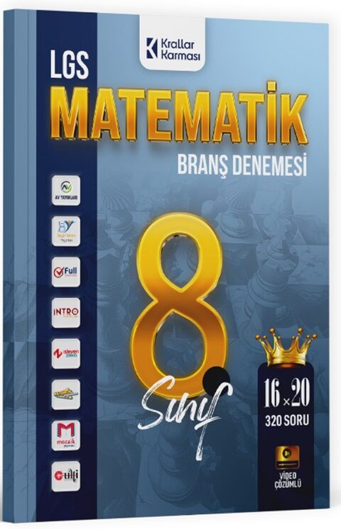 Krallar Karması LGS 8. Sınıf Matematik 16x20 Branş Denemeleri Krallar Karması