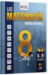 Krallar Karması LGS 8. Sınıf Matematik 16x20 Branş Denemeleri Krallar Karması