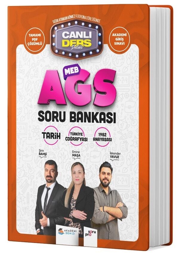 Akademi Denizi MEB-AGS Tarih-Türkiye Coğrafyası-1982 Anayasası Soru Bankası Çözümlü Akademi Denizi