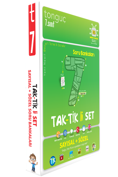 Tonguç 7. Sınıf Tüm Dersler Taktikli Soru Bankası Seti Tonguç Akademi