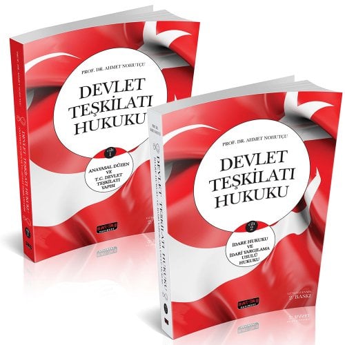 Savaş Devlet Teşkilatı Hukuku Seti 2. Baskı - Ahmet Nohutçu Savaş Yayınları