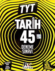 Fix Yayınları YKS TYT Tarih 45 Deneme Fix Yayınları