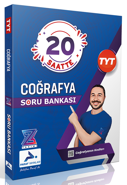 Paraf YKS TYT Coğrafya Z Takımı 20 Saatte Soru Bankası Paraf Yayınları