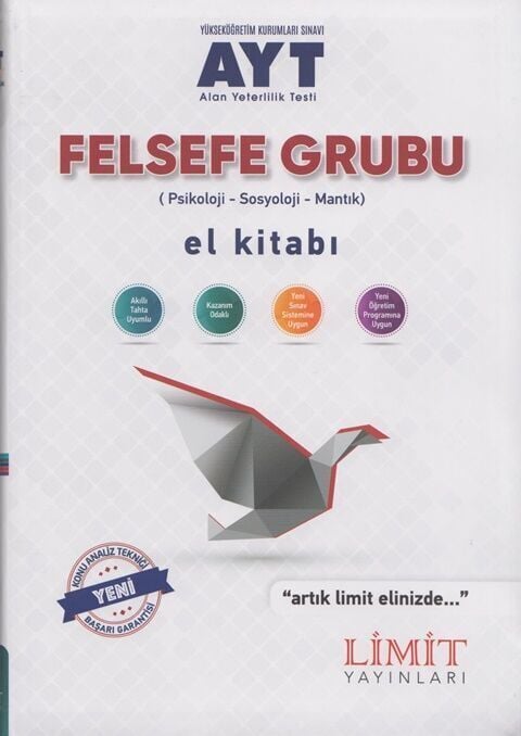 Limit YKS AYT Felsefe Grubu El Kitabı Limit Yayınları