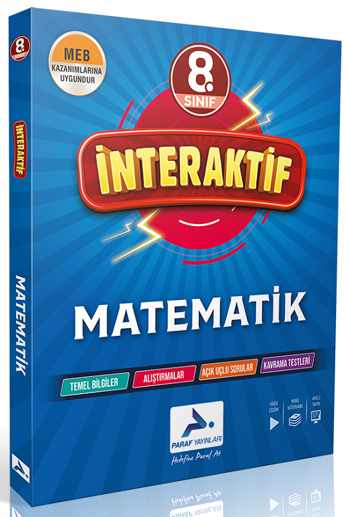 Paraf 8. Sınıf Matematik İnteraktif Soru Bankası Paraf Yayınları