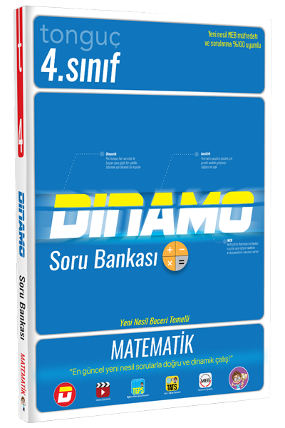 Tonguç 4. Sınıf Matematik Dinamo Soru Bankası Tonguç Akademi