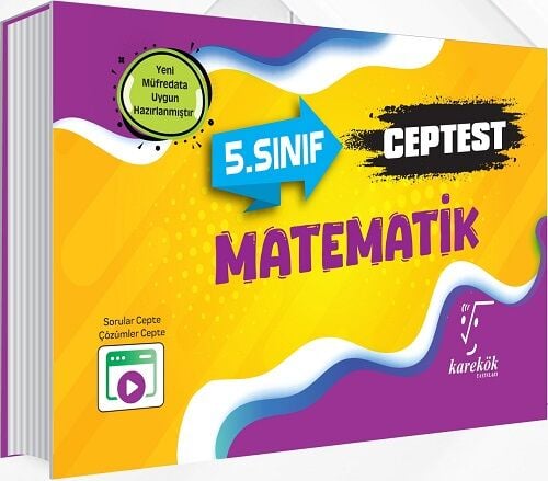 Karekök 5. Sınıf Matematik Cep Test Karekök Yayınları