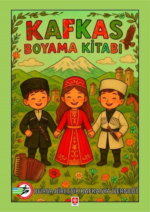 Ekin Kafkas Boyama Kitabı Ekin Yayınları