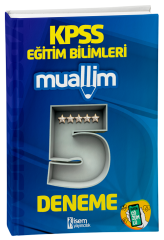 İsem 2025 KPSS Eğitim Bilimleri Muallim 5 Deneme Dijital Çözümlü İsem Yayınları